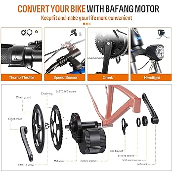 Bafang モーターキット Amazon | BAFANG電動アシスト自転車改造パワフルモーターキット